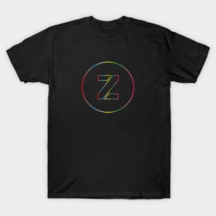 letter Z colorful design T-Shirt